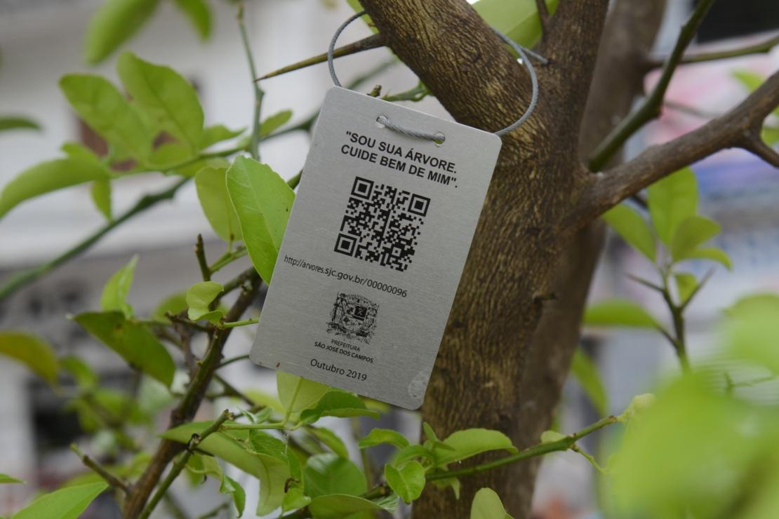 Etiqueta com código QR